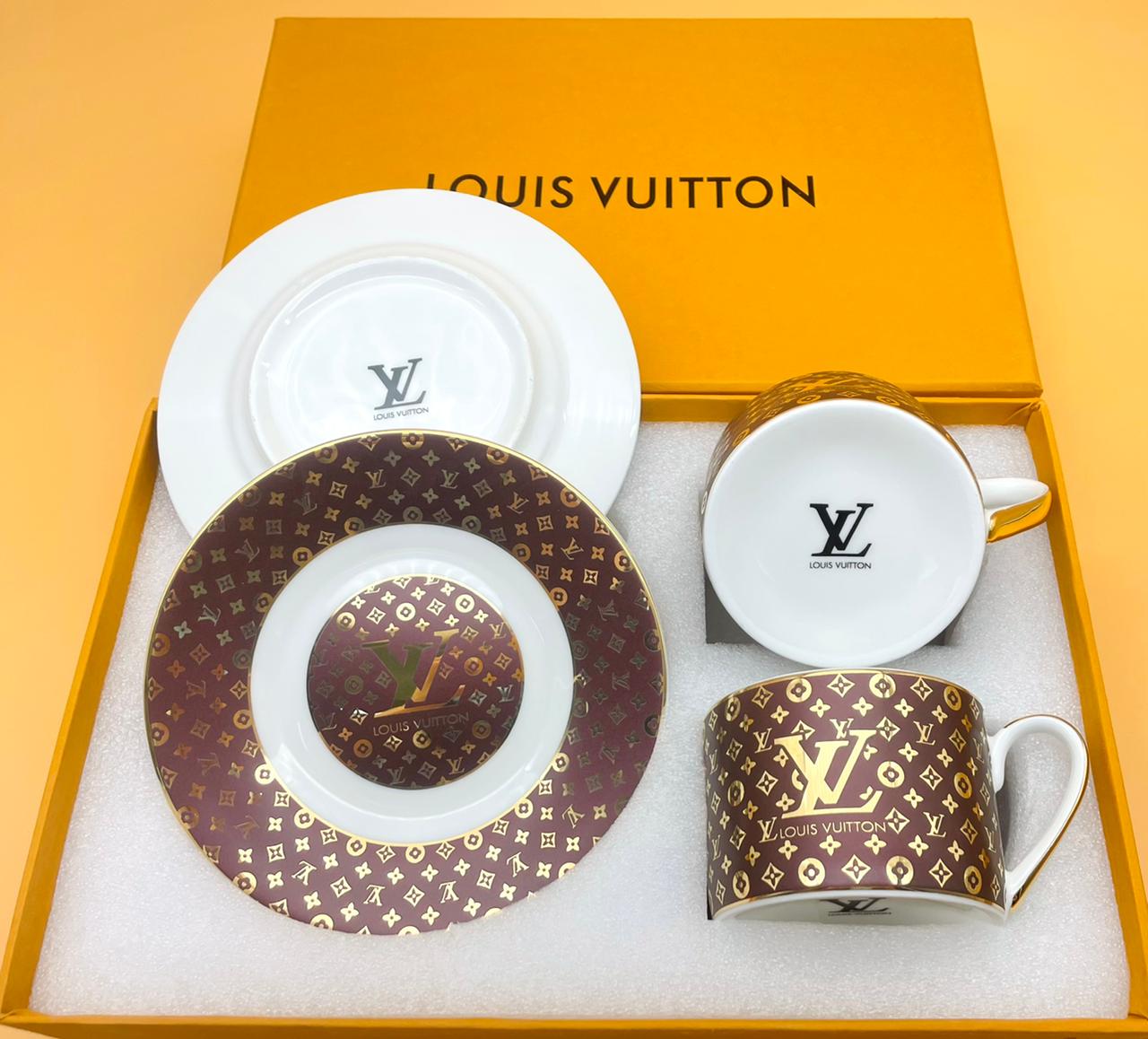 LV tea cups set of two  from Louis Vuitton 